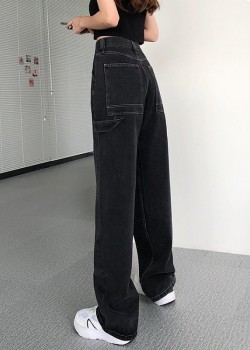 Black high waist pants