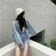 Blue jacket & blue shorts set wear