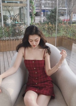 Red Velvet Dress