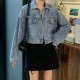 Vintage long sleeve denim jacket