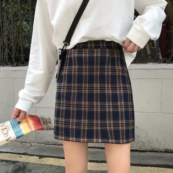 Checkered skirt