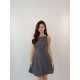A Line Ribbon Back Dress