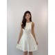 A Line Ribbon Back Dress