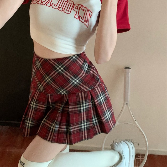 Red Scottish Skirt 