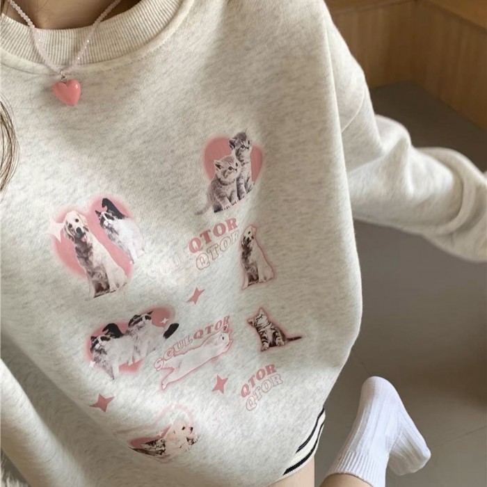 Graphic Cat Sweater