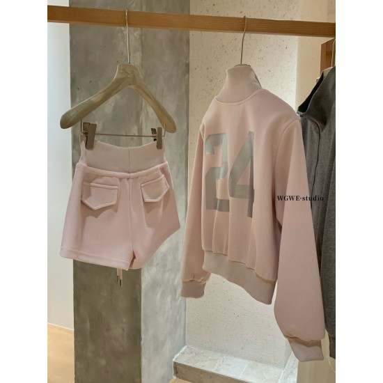 24 Printed Jacket & Shorts Set