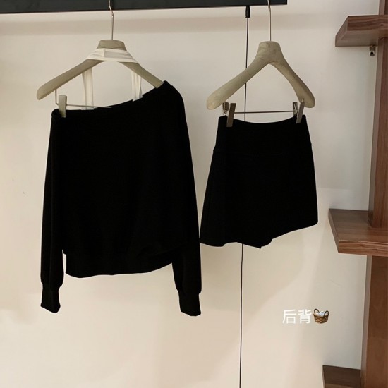 Halter Sweater & Skirt Set