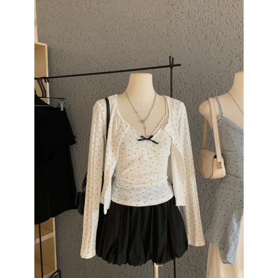 Floral Singlet & Cardigan Set