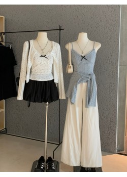 Floral Singlet & Cardigan Set