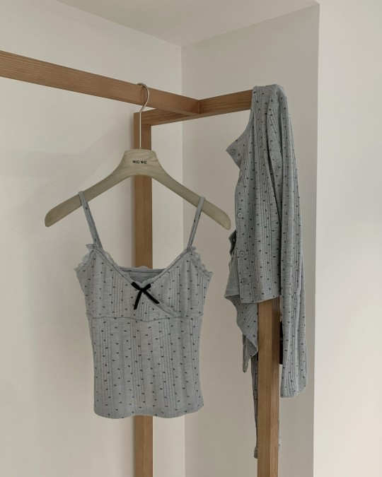 Floral Singlet & Cardigan Set