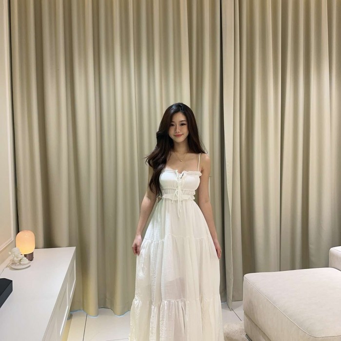 Bohemian White Maxi Dress