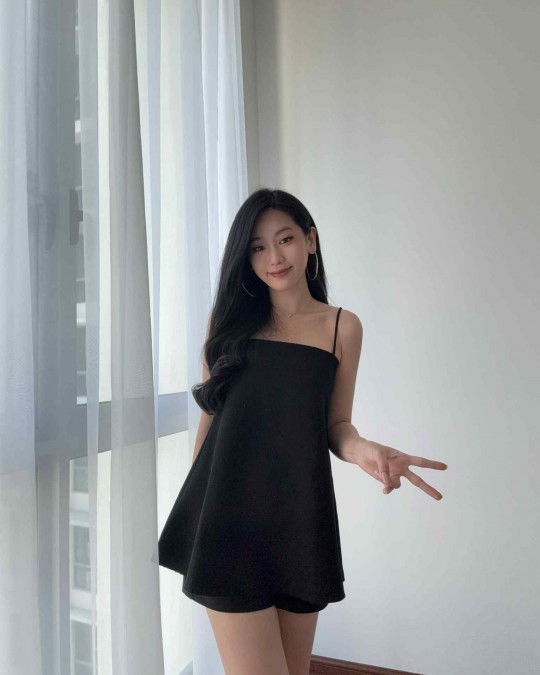 Sleeveless Flare Blouse & Shorts Set
