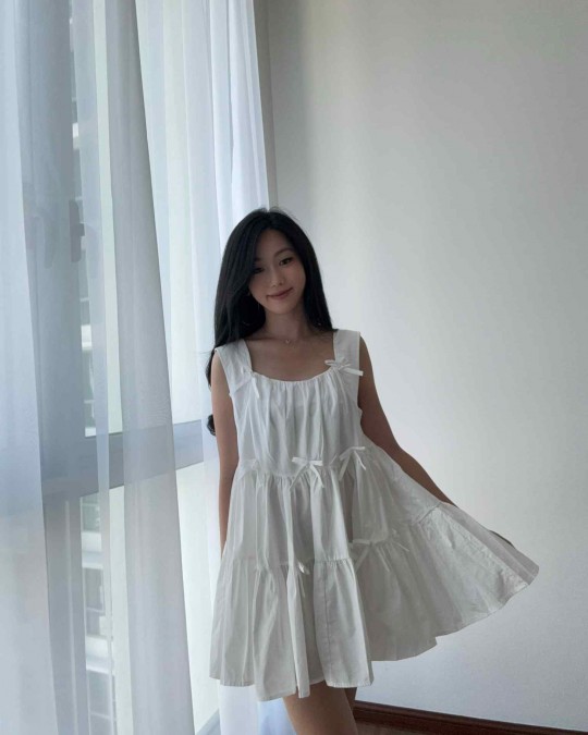 Sleeveless Square Neck Dress