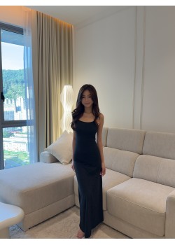 Sleeveless Slim Long Dress