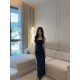 Sleeveless Slim Long Dress
