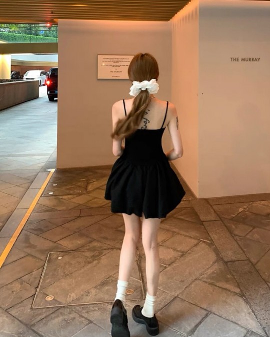 Sleeveless Puffy Dress