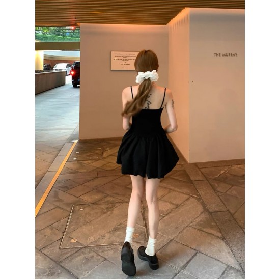 Sleeveless Puffy Dress