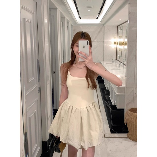 Sleeveless Puffy Dress