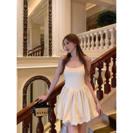 Sleeveless Puffy Dress