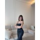 Sleeveless Glitter Long Dress