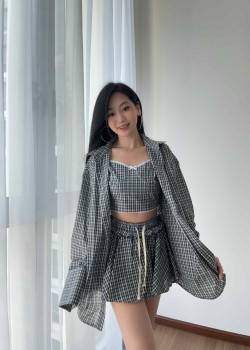 Checkered 3 Pcs Set Wear