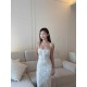 Sleeveless Lace Long Dress
