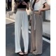 High Waist Drawstring Long Pants