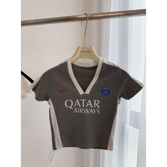 Qatar Jersey Crop Top