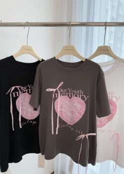 Heart Ribbon T-Shirt