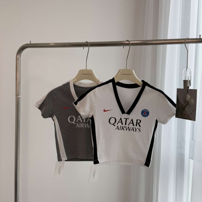 Qatar Jersey Crop Top