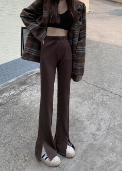 Trumpet Slit Long Pants