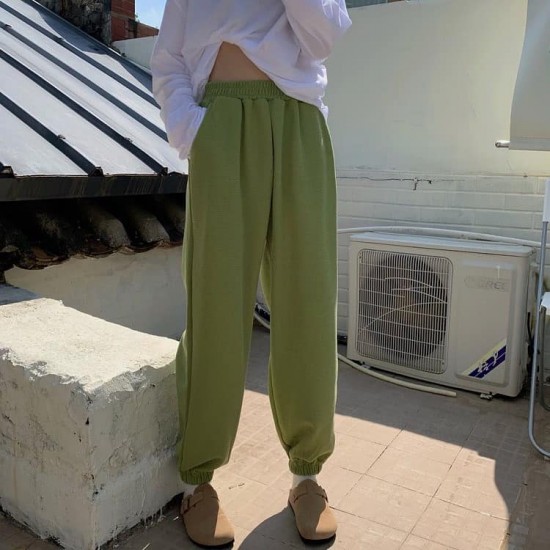 High Waist Stretchable Long Pants