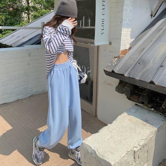 High Waist Stretchable Long Pants