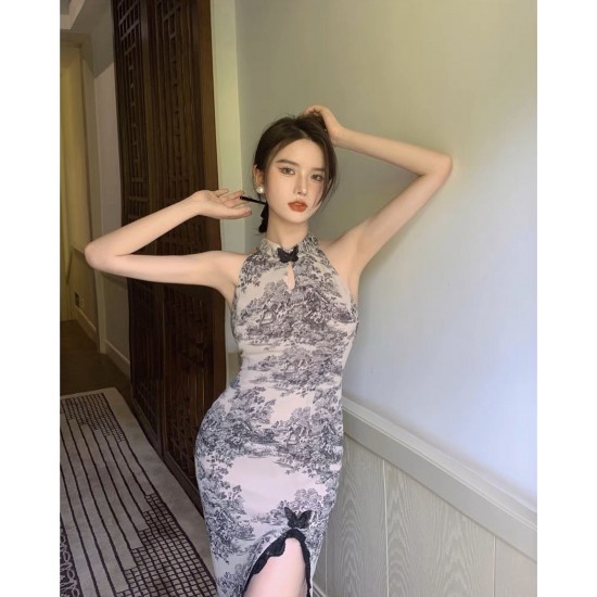 Sexy Long Slit Cheongsam