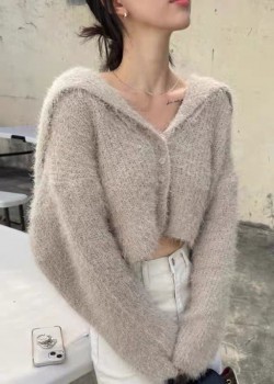 Furry Knitted Blouse