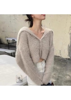 Furry Knitted Blouse