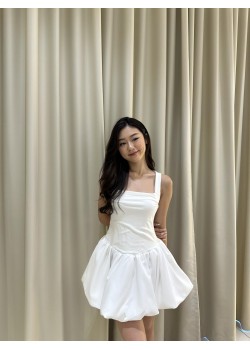 Sleeveless Short Puffy Dress