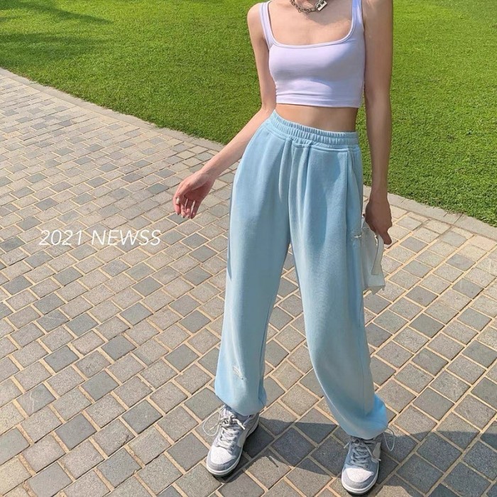 High waist strappy pants