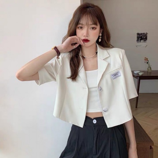 Short sleeve suit outer