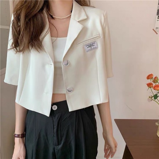 Short sleeve suit outer