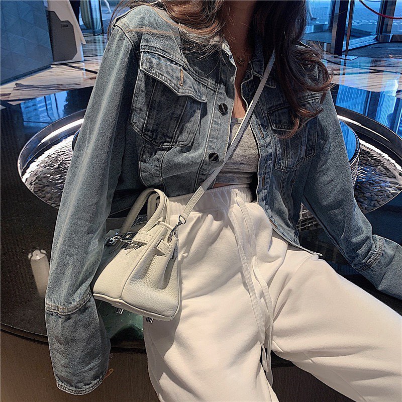 Lovisa denim long sleeve jacket