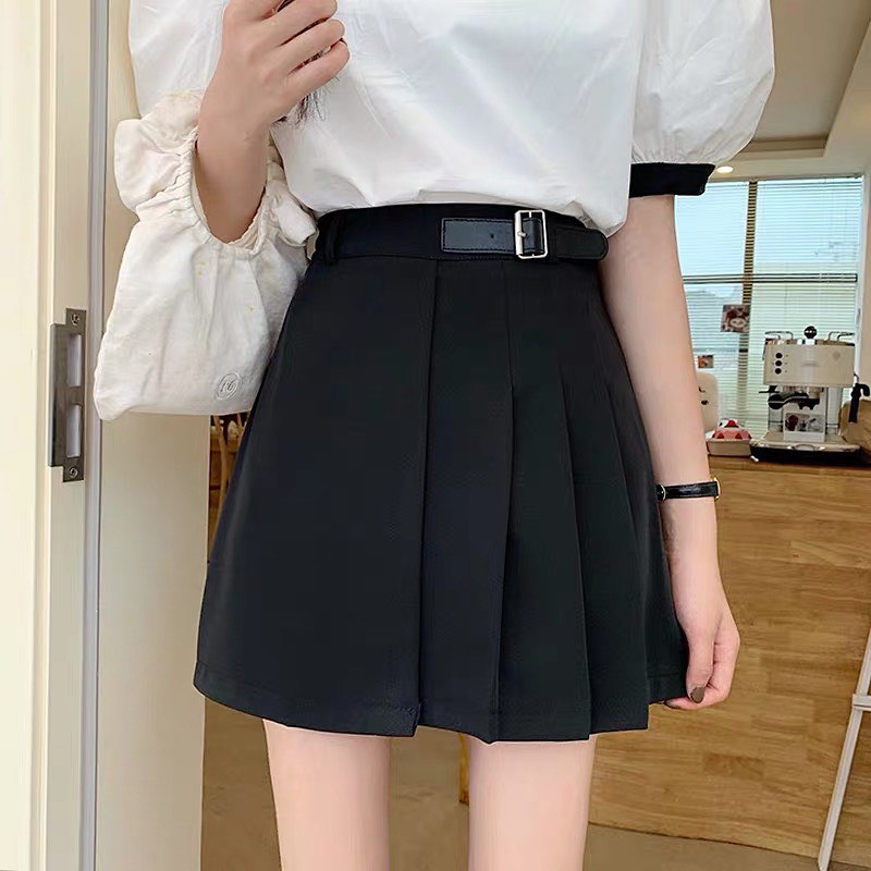 Lisa half pleated skirt