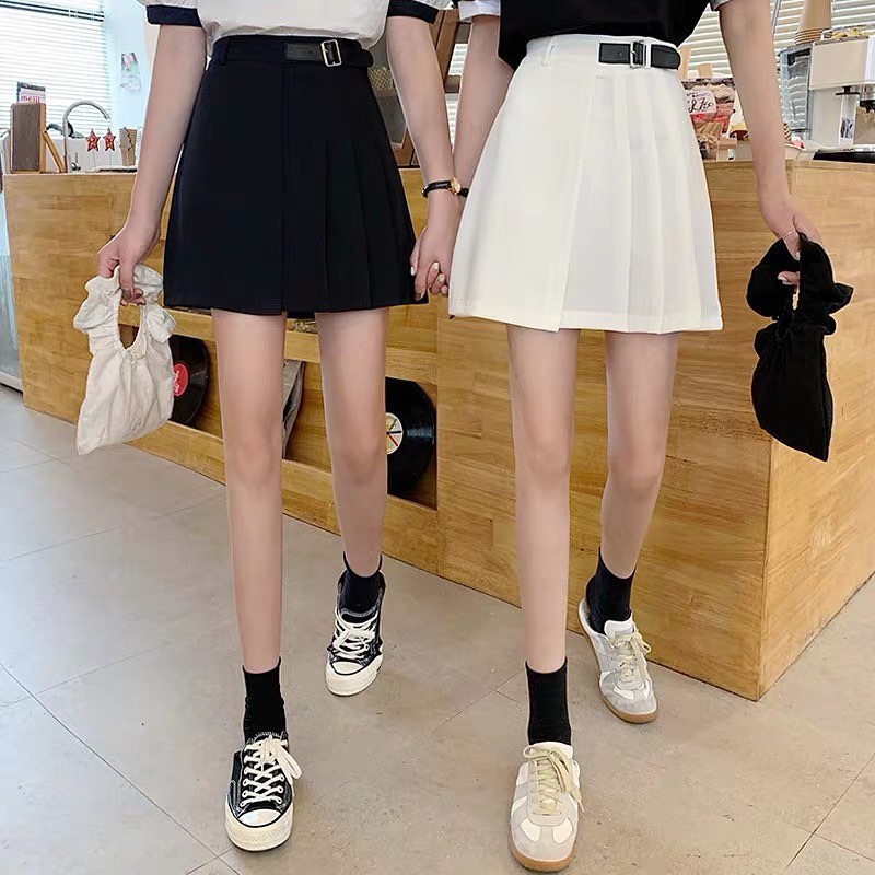 Lisa half pleated skirt