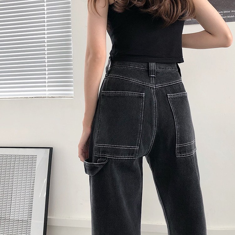 Black high waist pants