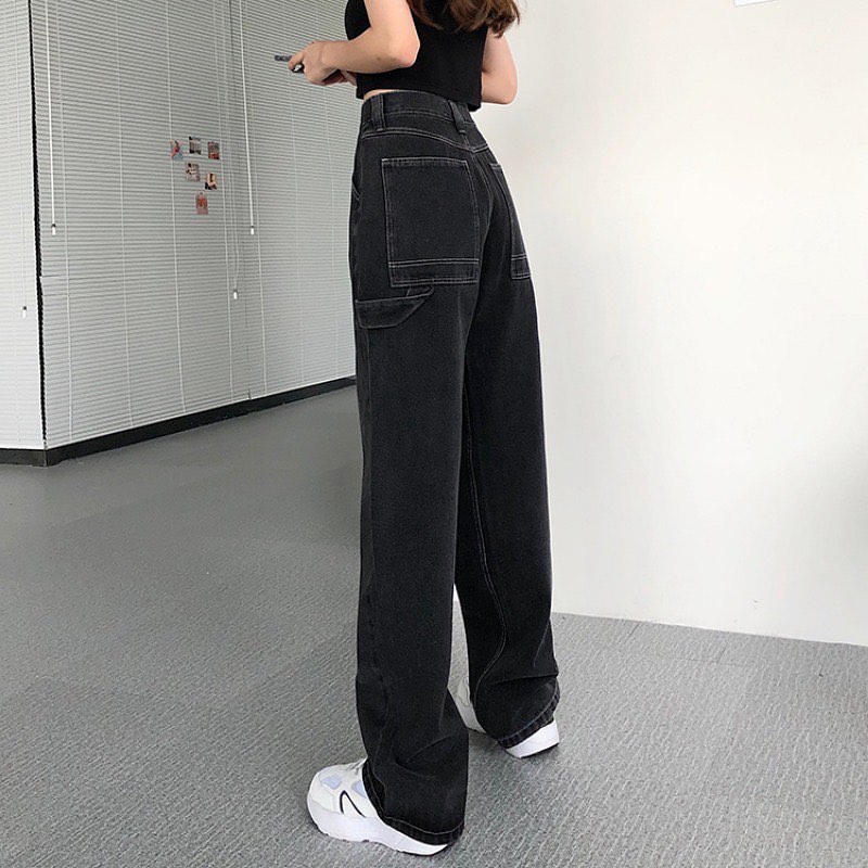 Black high waist pants