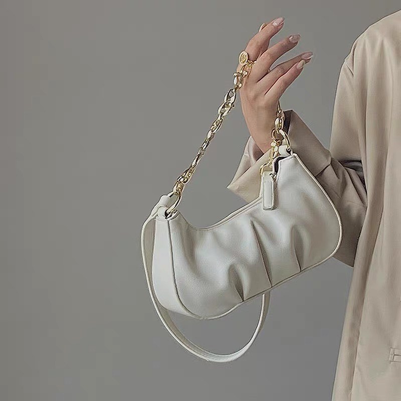 White cloud sling bag