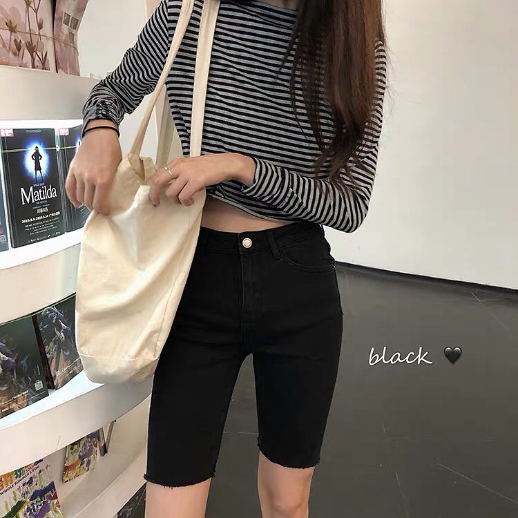 High waist tight jeans