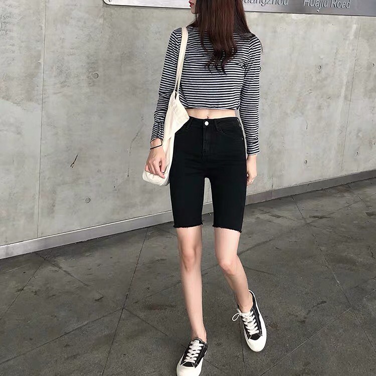 High waist tight jeans