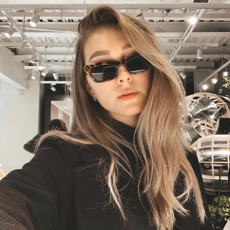 Retro cat eye sunglass