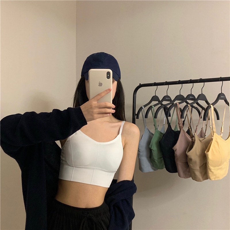 Adjustable straps bralette